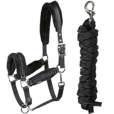 Недоуздок + чомбур Strass  FOUGANZA - купить в интернет-магазине