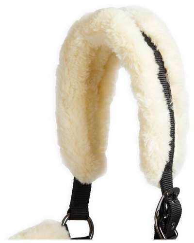 Недоуздок из искусственной овчины для лошадей. FOUGANZA - купить в интернет-магазине