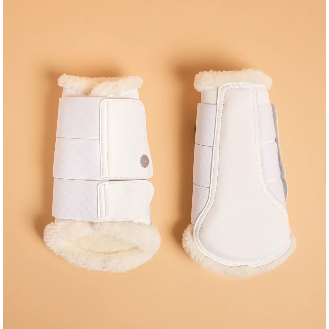 Ногавки выездковые закрытые из искусственной овчины FOUGANZA - купить в интернет-магазине