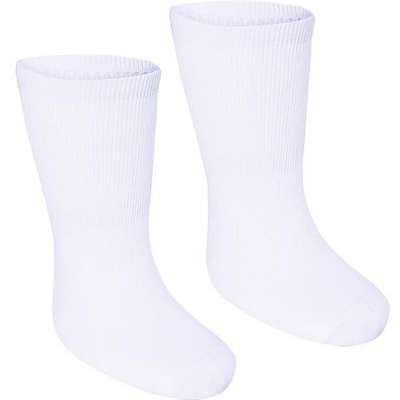 
				Носки гимнастические детские комплект 2 пары белые/розовые 100 LOW  DOMYOS - купить в интернет-магазине 
			