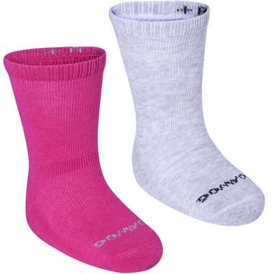Носки 500 нескользкие х 2 пары для гимнастики DOMYOS - купить в интернет-магазине