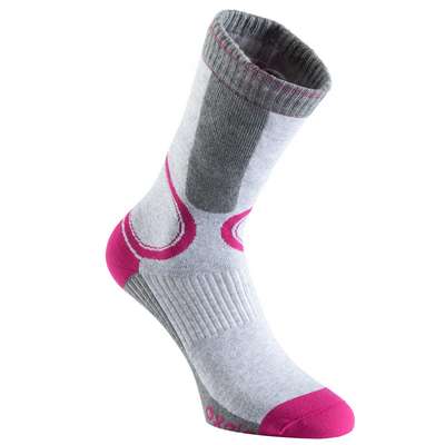 Носки для катания на роликах женские серые и цвета фуксии FIT OXELO - купить в интернет-магазине