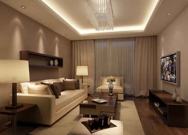 Натяжные потолки: освещение в разных комнатах квартиры (зал, гостиная, маленькая ванная), линейное, точечное, дополнительные светильники
