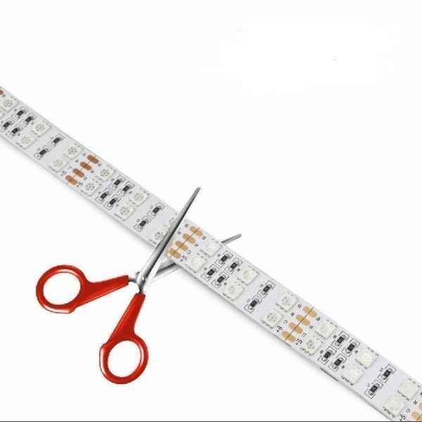 Как отрезать светодиодную ленту: можно ли и как правильно разрезать и укоротить лед ленту на 12 и 220 Вольт