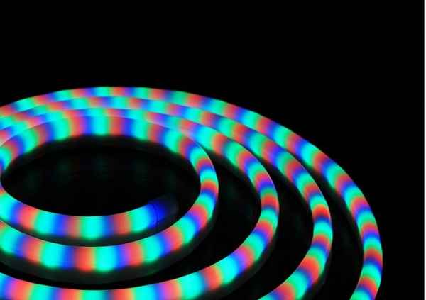 Светящийся шнур: что такое светодиодный кабель, где используются неоновые провода